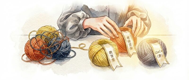 お金にラベルを貼る