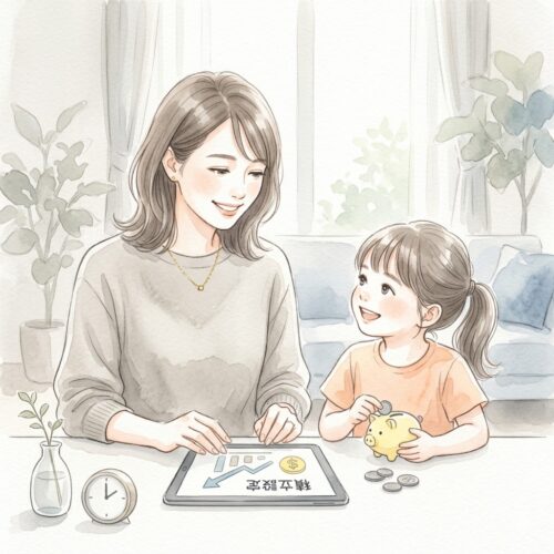  未成年でも優待確定のお知らせが来てホッとするママ
