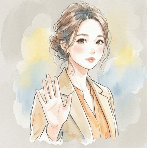 焦って株を買うのを止めるママ
