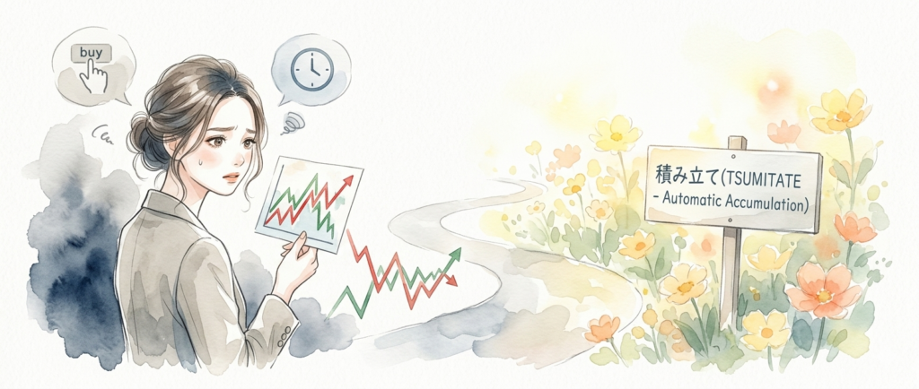 「買っても地獄、待っても地獄」の相場に翻弄されるワーママと、そこから降りて平和な世界へ向かう様子