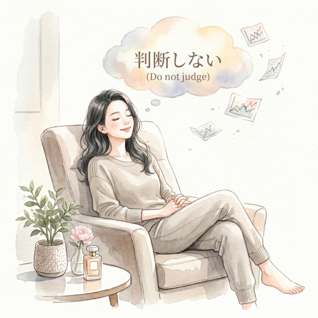 「判断しなくていい状態」の平和な精神状態