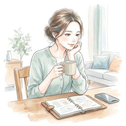 新NISAの非課税枠と国債のバランスについて冷静に考えるワーママの様子